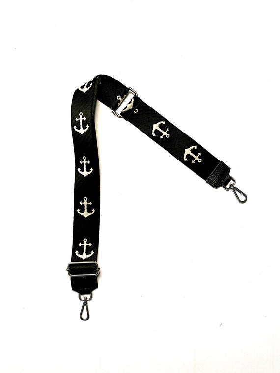 Ebbe und Flut bag strap anchor black - strap 50 mm shoulder strap anchor in black from ebbe und flut®