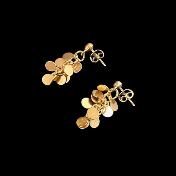 Ebb and Flow Earrings Baltic Sea - Gold-plated - Short
