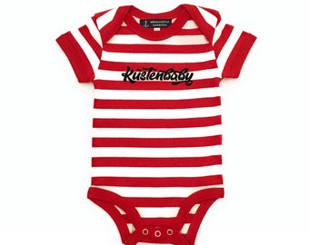 Ebbe und Flut maritimer Baby Body Küstenbaby - Fair Trade & Organic - Baby Geschenk zur Geburt ebbe und flut®