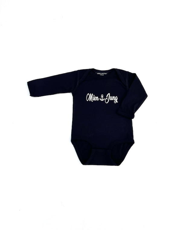 Ebb and Flow Baby Bodysuit Mien Jung - Baby Bodysuit Mien Jung, dark blue