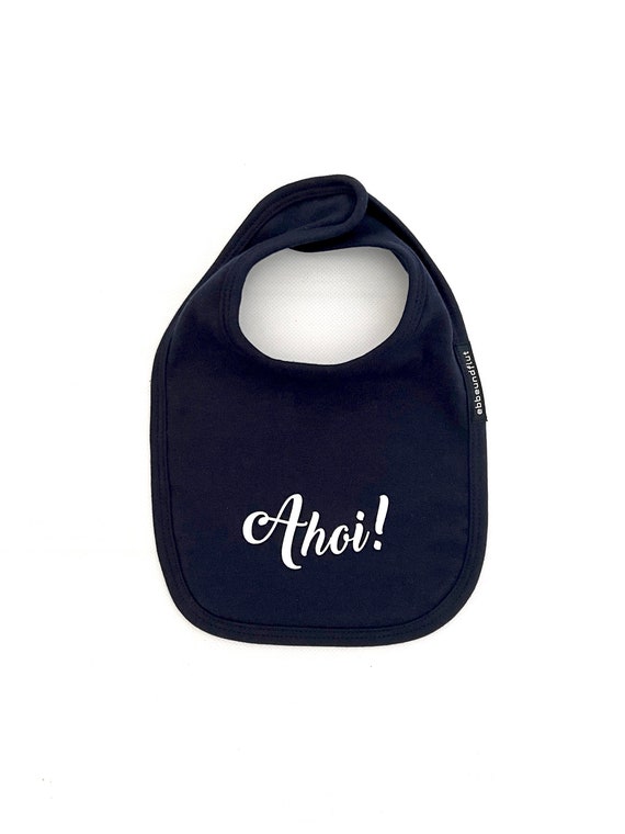 Ebb and Flow Baby Bib Ahoy, maritime baby gift for birth from ebbe und flut®