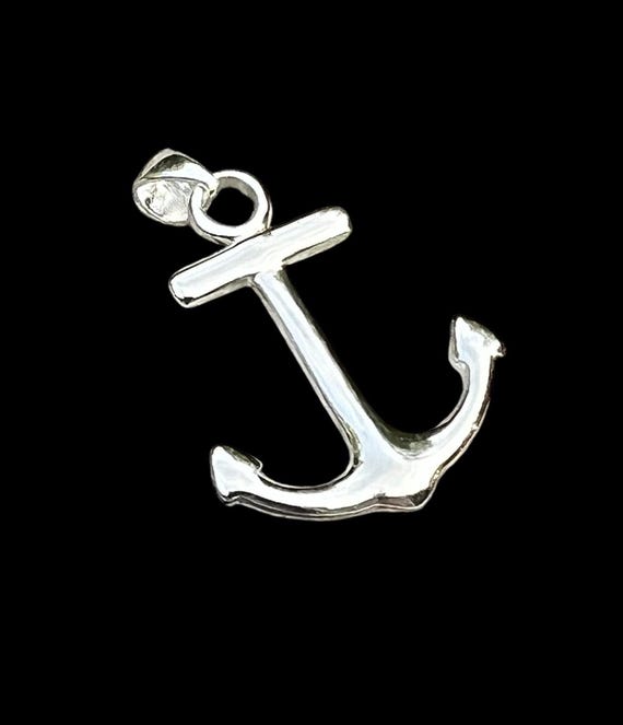Ebb and Flow Pendant Anchor Silver - Pendant Anchor made of 925 Sterling Silver
