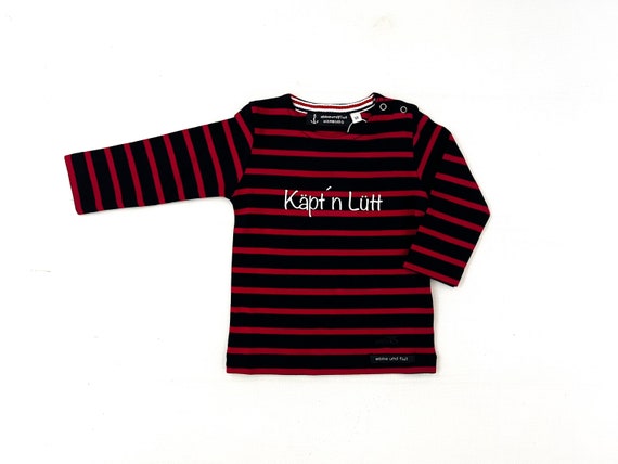 Ebbe und Flut baby sweater Käpt n Lütt - Breton baby shirt baby, baby gift for the birth of ebbe und flut®