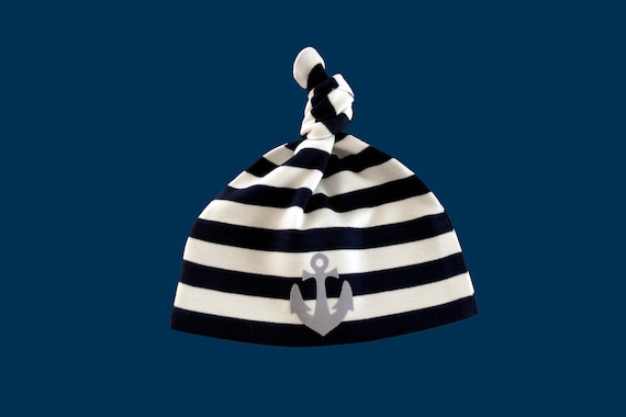 Maritime Baby Hats Anchor-Hamburg-fair knot cap, gift for birth, baby hats, anchor, Hamburg gifts, gift for birth