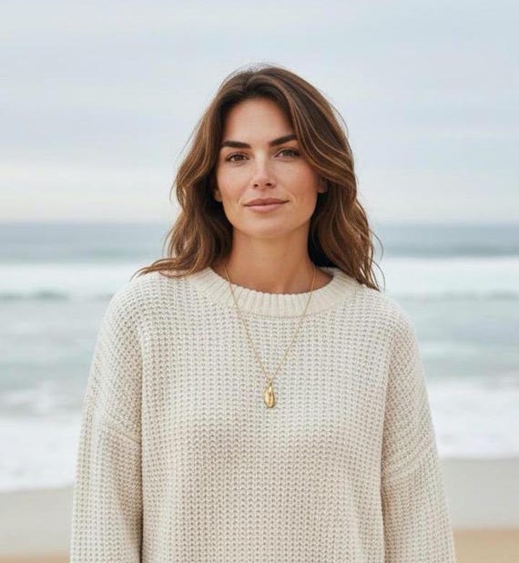 Ebb and Flow Necklace, Silver and Gold Plated Mussel - Diamond-cut Knot Necklace, Silver and Gold Plated Mussel - Size M