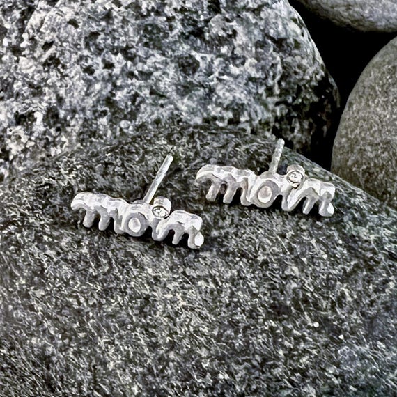 Ebbe und Flut stud earrings moin matt silver plated - Earrings by ebbe und flut®