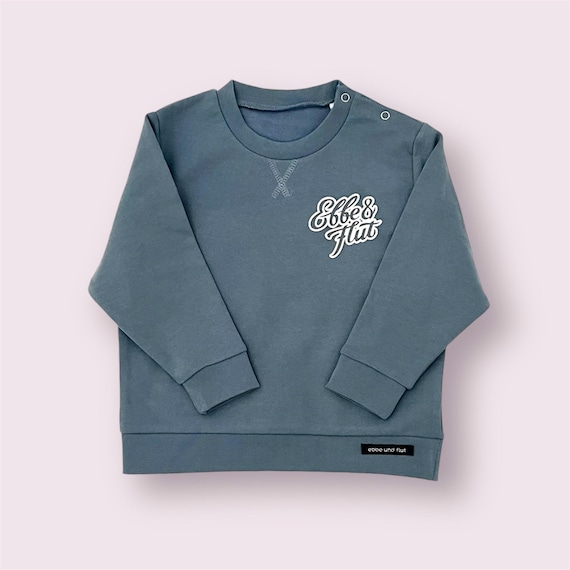 Ebbe und Flut Sweatshirt Kids grey-blue by ebbe und flut®