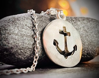 Ebb and flow anchor chain matt silver - maritime anchor chain ebb and flow®