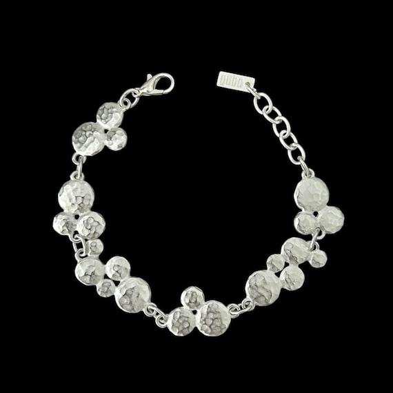 Ebb and flow bracelet North Sea love matt silver-plated