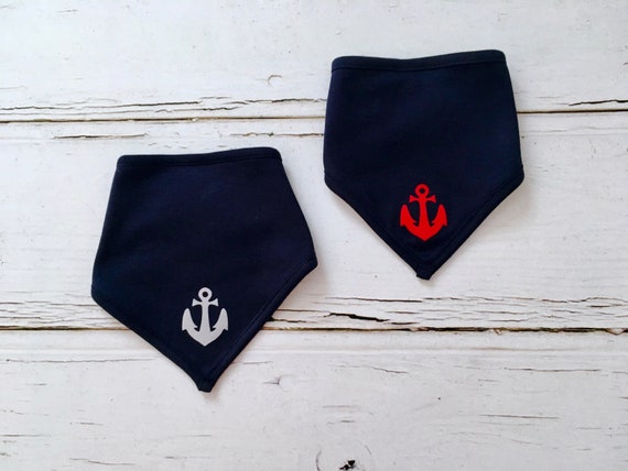 Baby Set Neck Scarves Anchor - Gift for Birth