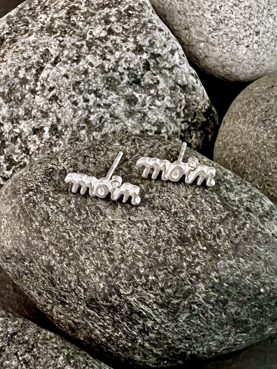 Ebb and Flow earrings moin matt silver-plated - Earrings by ebbe und flut®