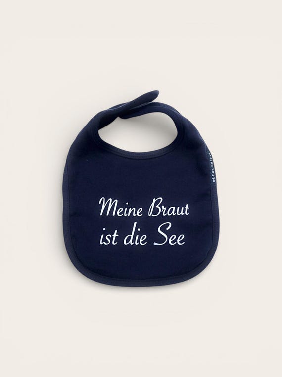 Ebb and Flow Baby Bib "My Bride is the Sea" - Nautical Bib, Baby Gift for Birth ebbe und flut®