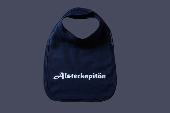 Baby Bib Alster Captain - Fair Trade & Organic - Baby Gift for Birth, Baby Bib, Captain, Alster Hamburg, ebb and flow®