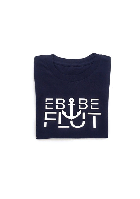 Ebbe & Flut children's T-shirt - dark blue shirt - Anker Hamburg ebbe und flut®