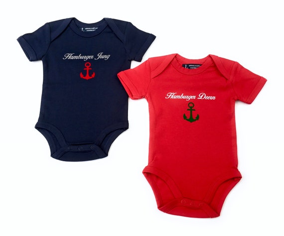 Ebb and flow maritime baby set - baby body Hamburger Jung & baby body Hamburger Deern, baby gift idea, ebb and flow®