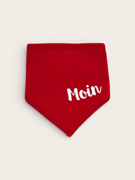 Ebb and Flow Baby Scarf Moin red - Fair Trade & Organic - Baby Scarf Moin, maritime scarf, baby gift Moin, ebbe und flut®