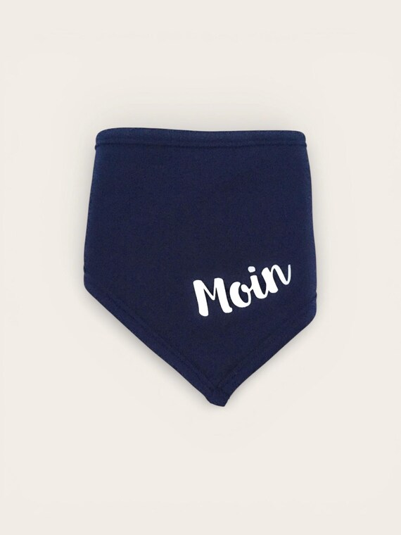 Ebb and Flow Baby Scarf Moin Dark Blue - Fair Trade & Organic - Baby Scarf Moin, Maritime Scarf Dark Blue, Hamburg Baby Gift