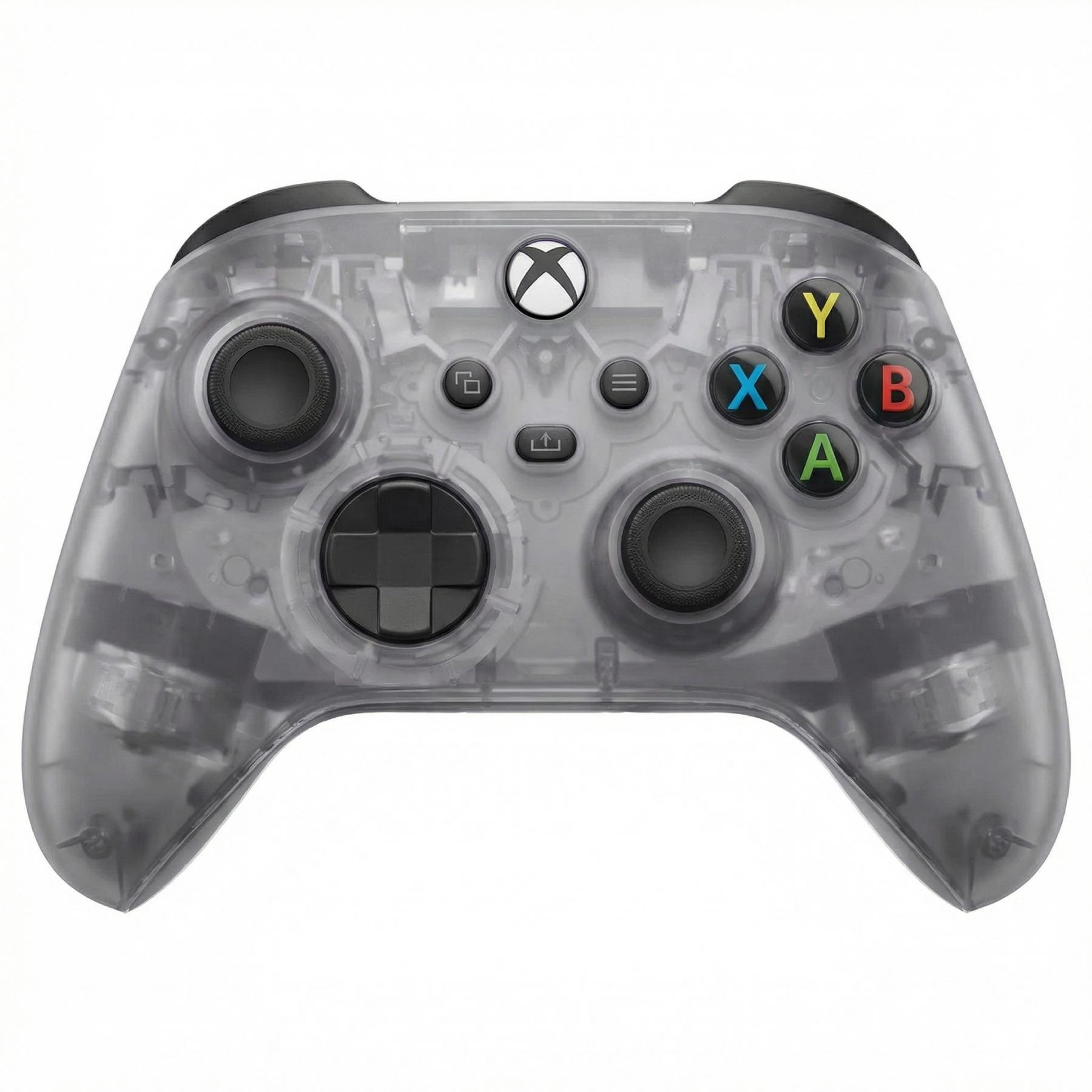 Clear Controller - Transparent Shell - 7 Colour RGB LED - Modded Custom ...