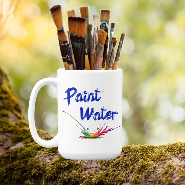 Paint Water Cup Etsy