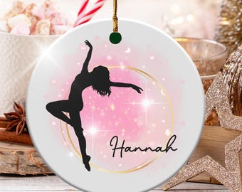 Dance Ornament, Dancing Gift for Dancer, Ceramic
