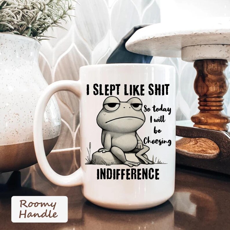 Funny Frog Mug, Humor Mug, Funny Coffee Mug, Frog Meme Mug, Coffee Cup Funny, Sarcastic Gifts, Sarcastic Frog, Funny Animal Mug