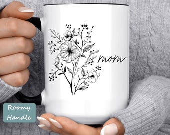 Wildflower Mom Mug: Mother's Day Coffee Cup Gift