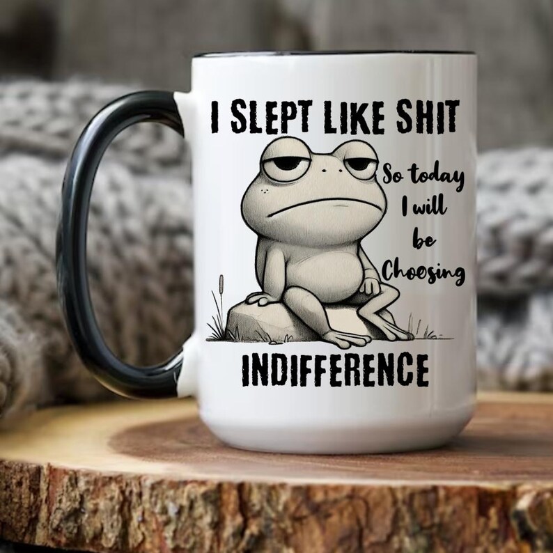Funny Frog Mug, Humor Mug, Funny Coffee Mug, Frog Meme Mug, Coffee Cup Funny, Sarcastic Gifts, Sarcastic Frog, Funny Animal Mug