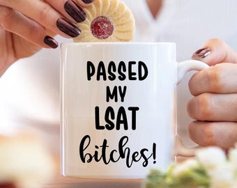 Funny Passed My LSAT Mug: Law School Gift