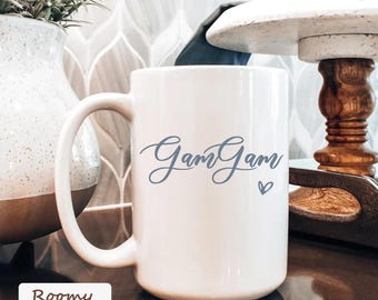Gam Gam Mug, Gift for Gam Gam Birthday, Gamgam Christmas, Gammy Cup, Gam Gam Coffee Cup Gift Idea