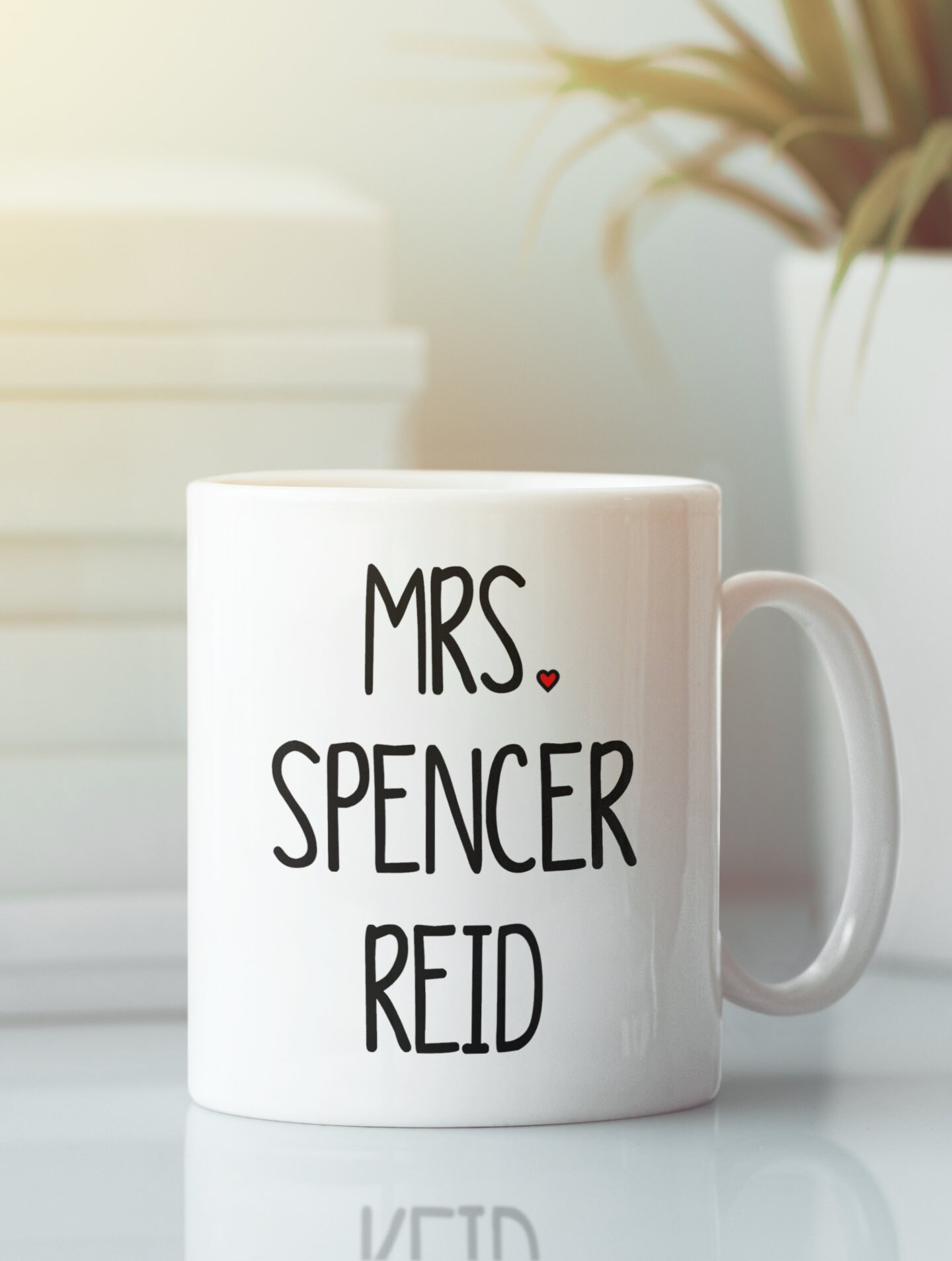Dr. Spencer Reid Mug Mrs. Spencer Reid Fan Gift Dr Spencer Etsy