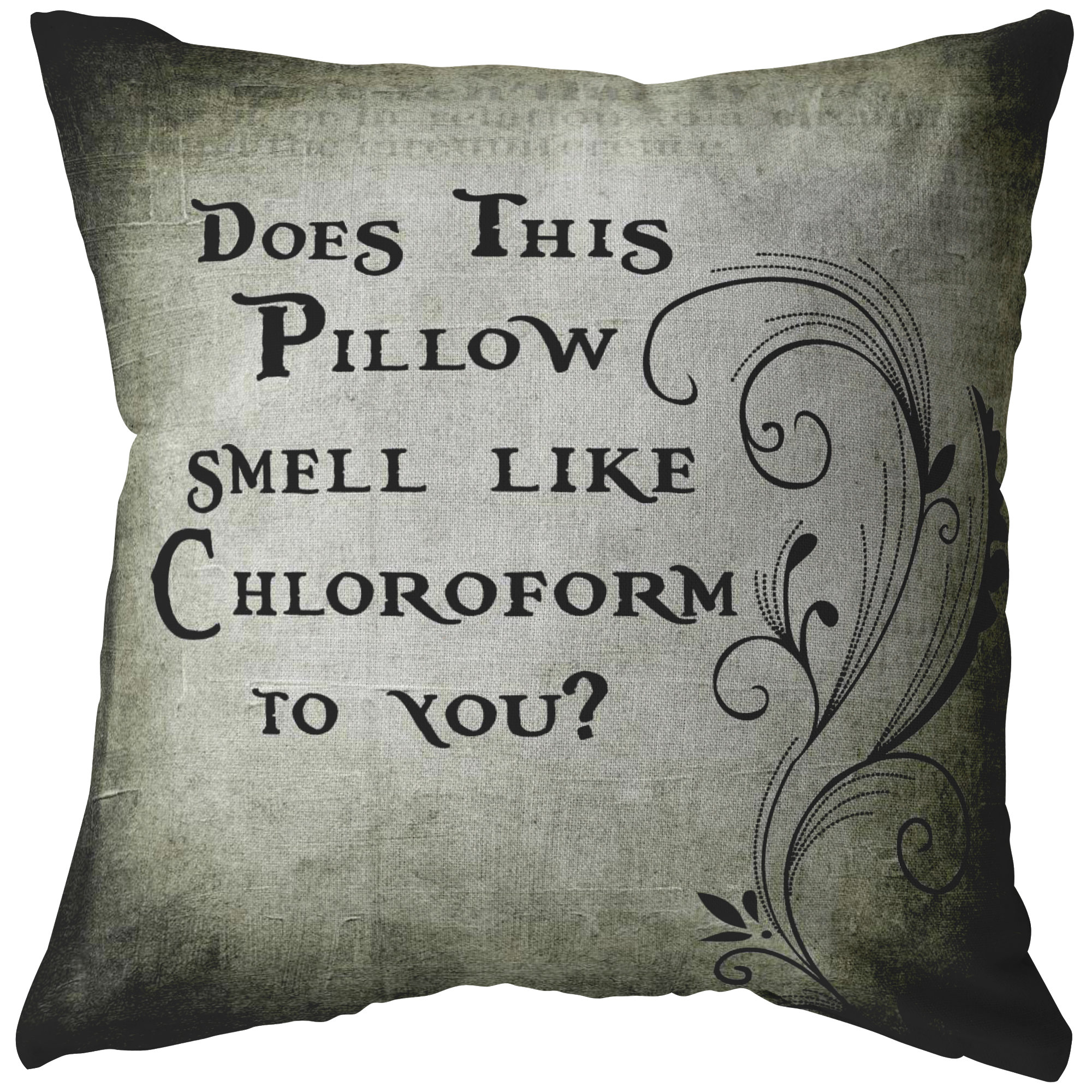 Funny Decorative Throw Pillow Does This Pillow Smell Like Etsy