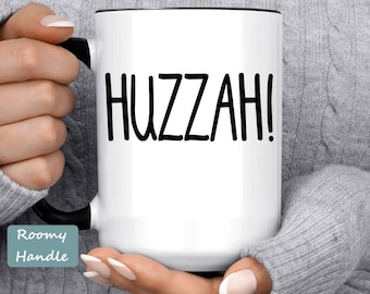 Renaissance Faire Themed Gift Huzzah! Huzzah Gifts Idea Huzzah Coffee Mug Ren Faire Wedding Gifts Huzzah Fun Coffee Cup Medieval Renaissance