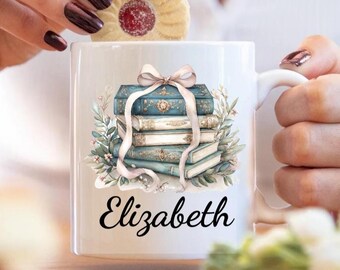 Custom Book Lover Coffee Mug: Booktok Bookish Reader Gift