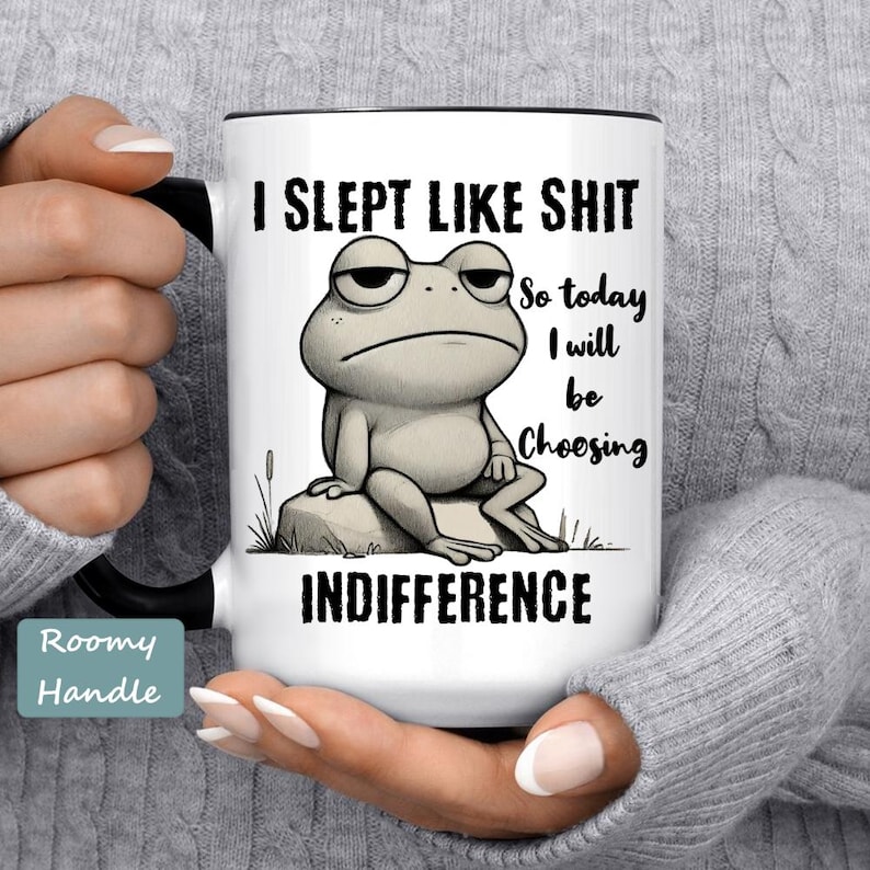 Funny Frog Mug, Humor Mug, Funny Coffee Mug, Frog Meme Mug, Coffee Cup Funny, Sarcastic Gifts, Sarcastic Frog, Funny Animal Mug