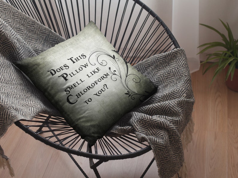 Funny Decorative Throw Pillow Does This Pillow Smell Like Etsy
