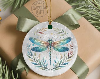 Dragonfly Ornament, Dragonfly Gifts for Christmas