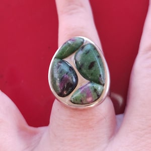 Jay King DTR rubin zoisitring, storlek 9 i 925 sterlingsilver,