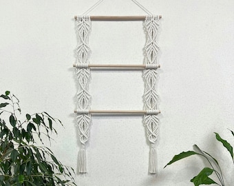 Macrame hanger, macrame wall hanging storage, wall hanger accessories organization, boho wall hanger accessories organization, wall art