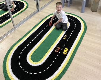 Alfombra de juegos para niños pequeños con pista de carreras Alfombra de juegos con forma de coche Alfombra para habitación de niño Alfombra para niño Alfombra para habitación infantil Alfombra de carretera Alfombra para guardería