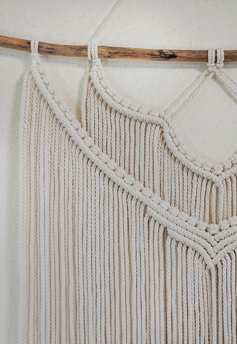 Image result for Minimalist Macrame Wall Hanging, Simple Macrame Wall Decor, Wall Art ...