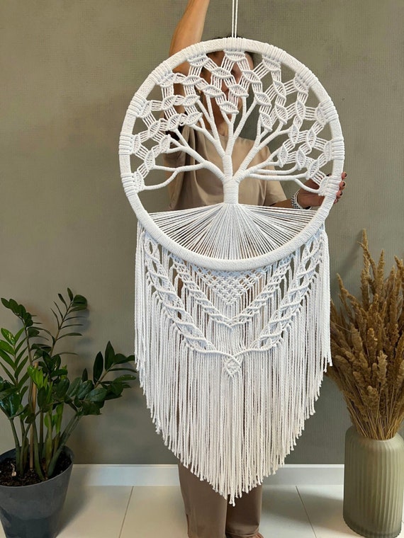 Large Tree of Life Macrame Wall Hanging, Macrame Wall Decor for