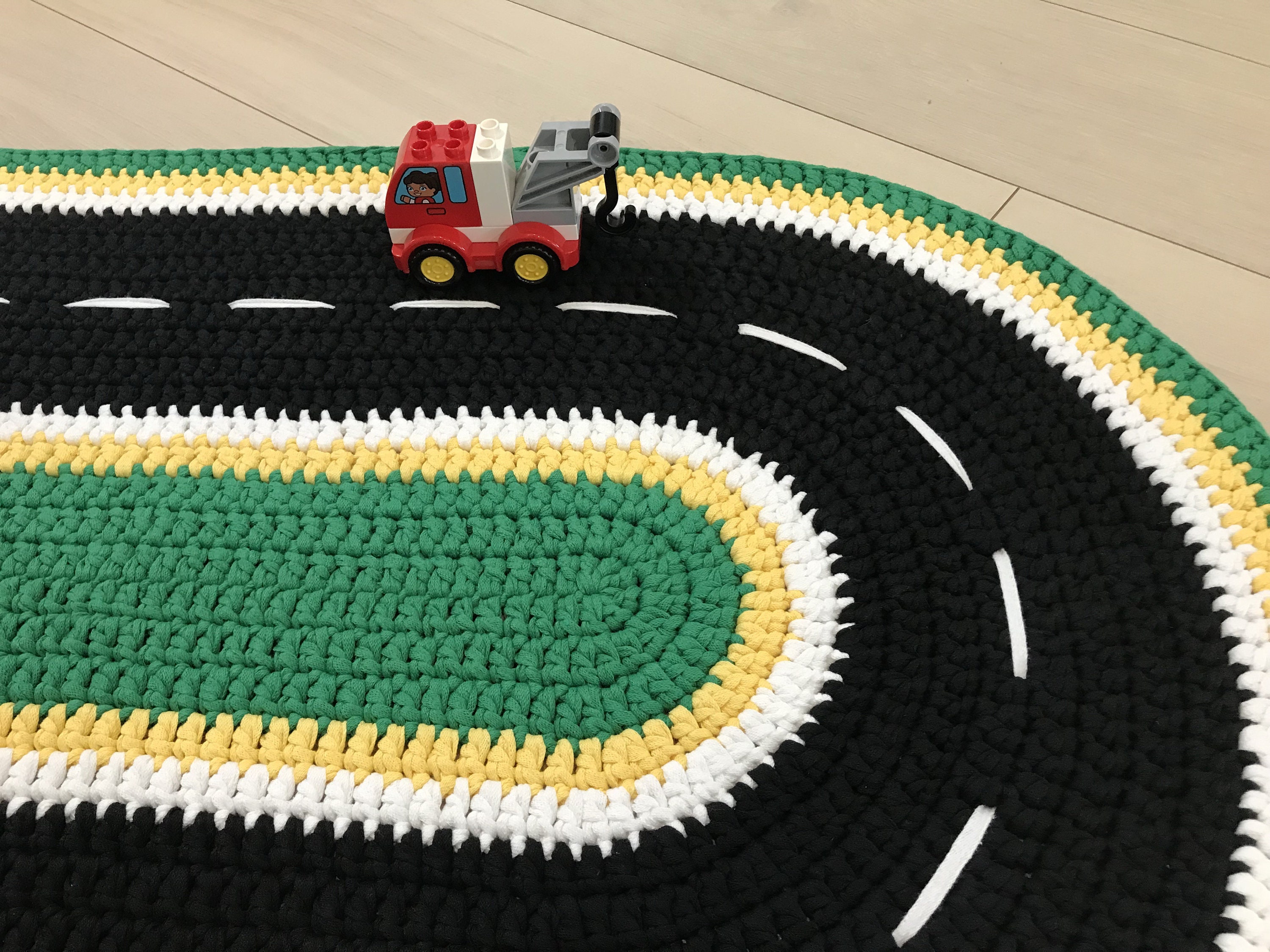 Playmat For Children Boy Kids Floor Carpet City Race Car Road Play Toy Track Rug 