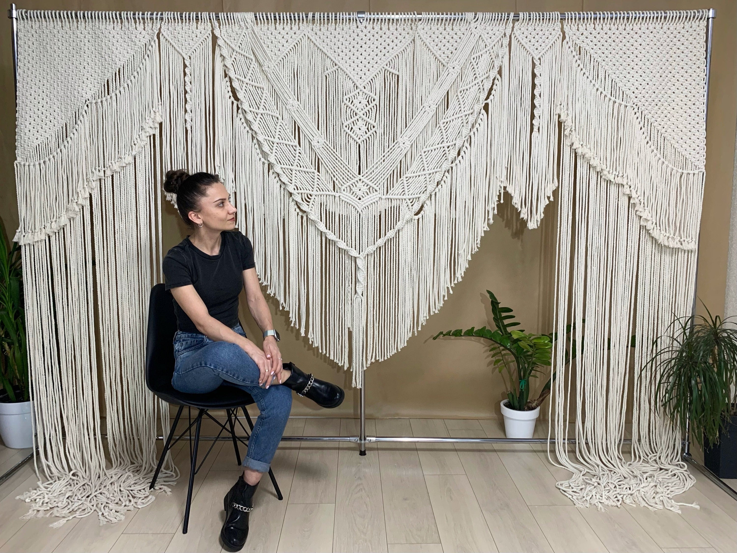 Macramé Wall Hanging Backdrop