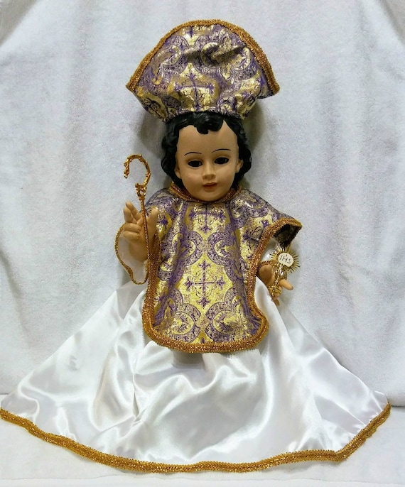 Baby Jesus dress Holy Pope and accessories / Vestido de Niño Etsy