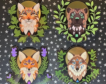 Scarborough Herbs- Brushed Metal Stickers