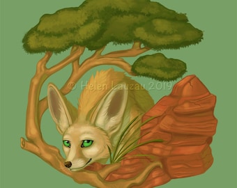 Elemental Fox- Earth and Plant