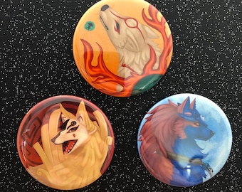 Okami-Buttons