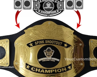 Handmade Custom Championship Belt: Engraved Award Trophy