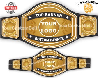 Yourcustombelt Personalized Wrestling Championship Belt – Custom Youth Sports Award – Personalized Name – Junior Champion Trophy