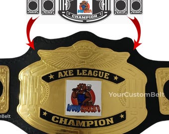 Handmade Custom Championship Belt, Personalized Trophy Award